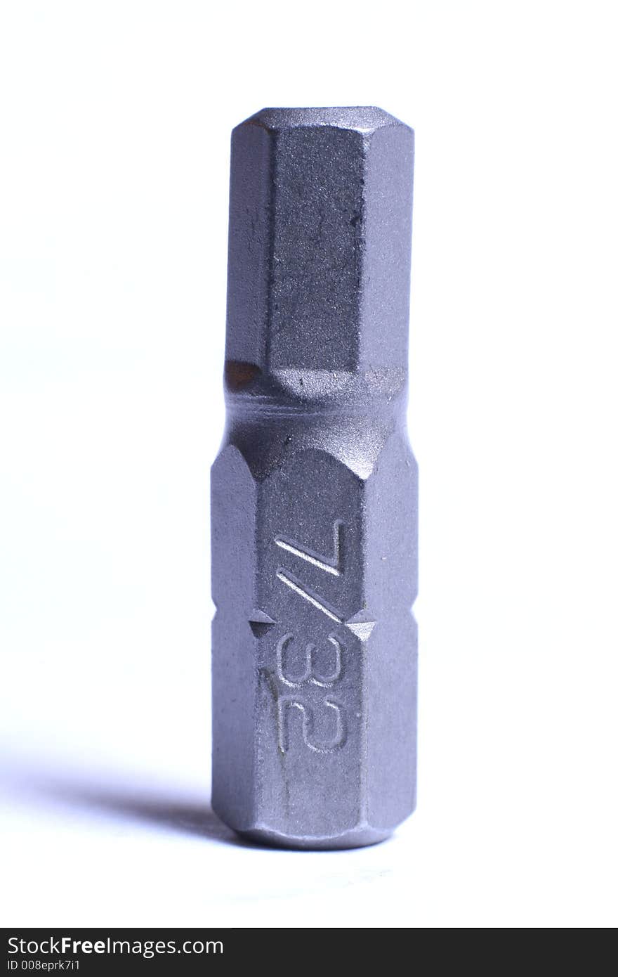 Hexagonal cast iron screwdriver head. Hexagonal cast iron screwdriver head