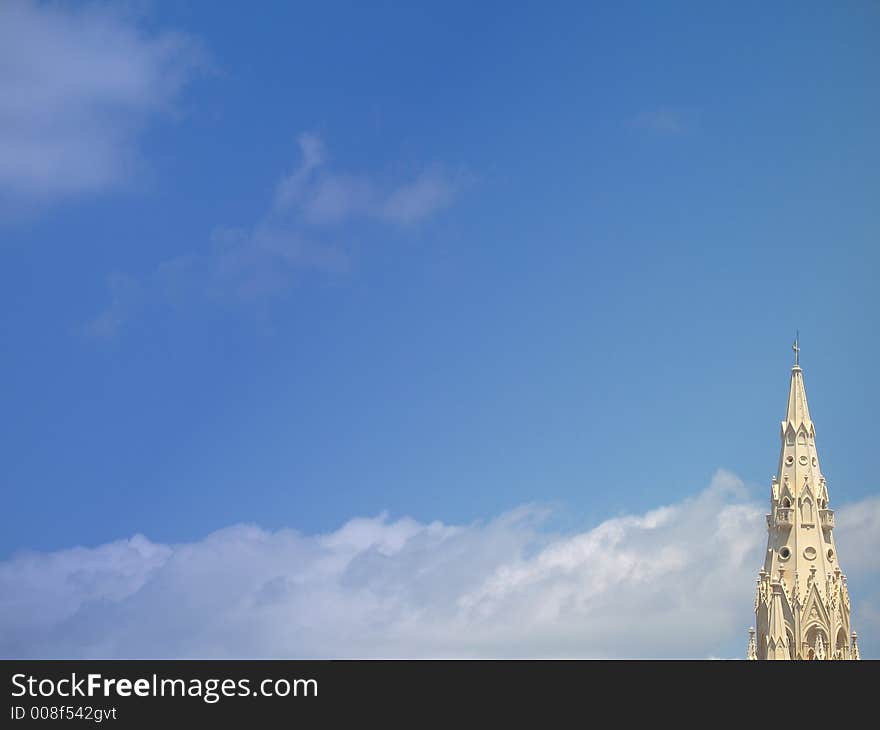 Very old and popular church from cape camorin, south tip of India. Very old and popular church from cape camorin, south tip of India.