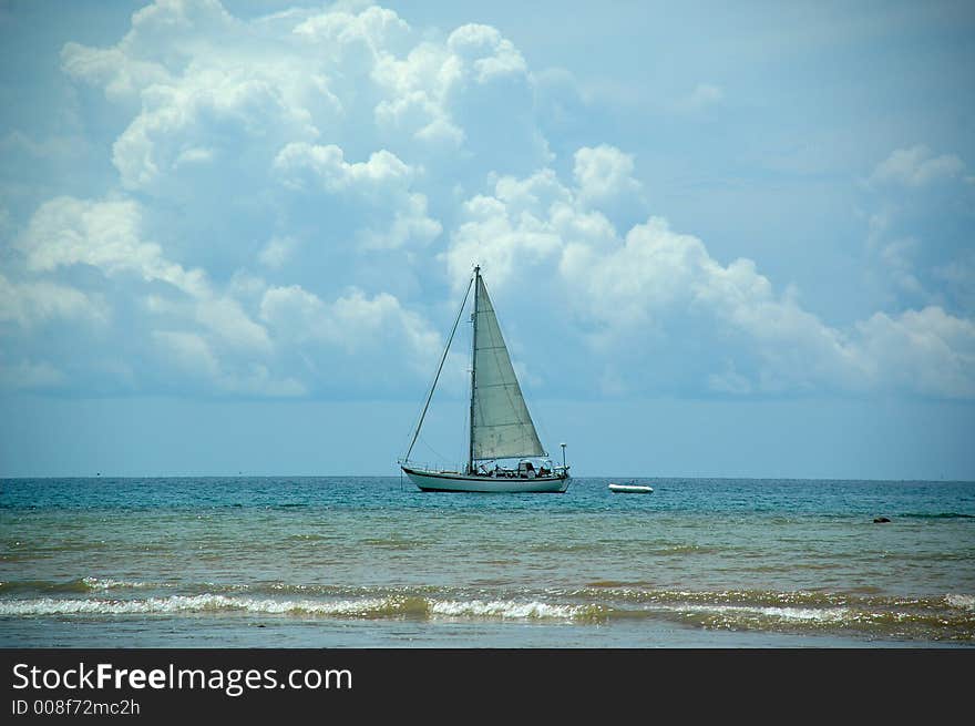 Boat At Sea