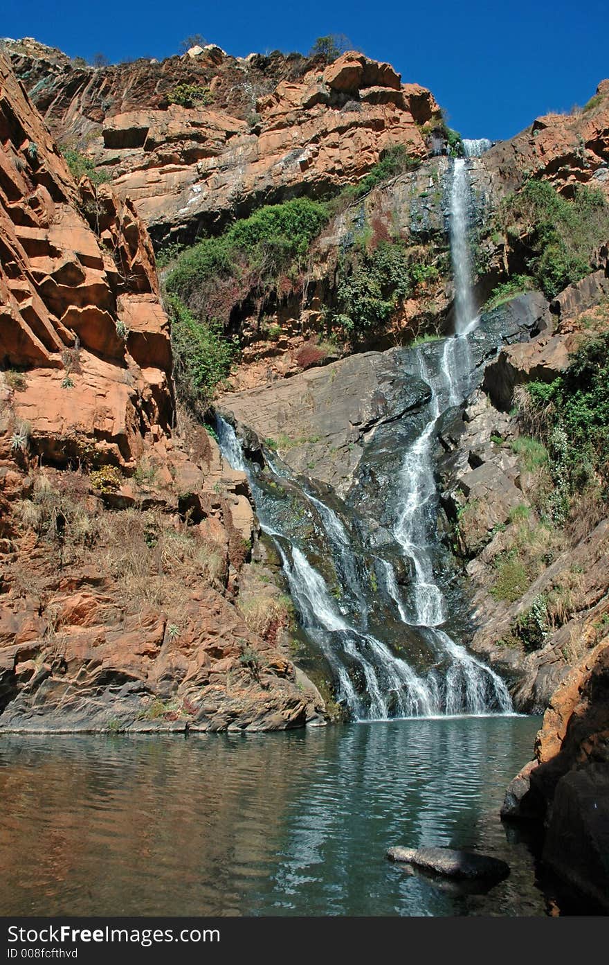 Scenic Waterfall.