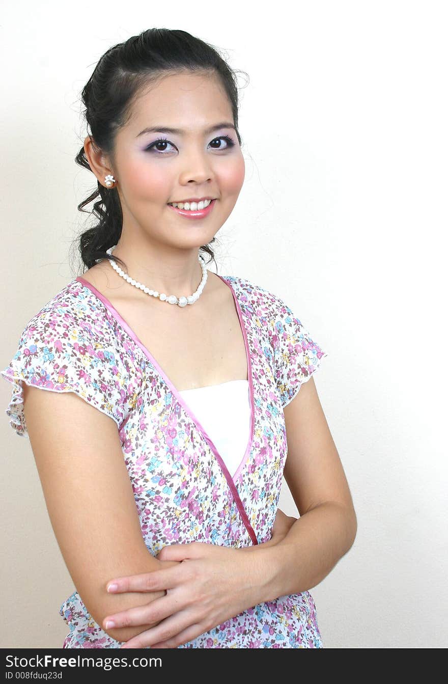 Portrait of young beautiful asian woman. Portrait of young beautiful asian woman