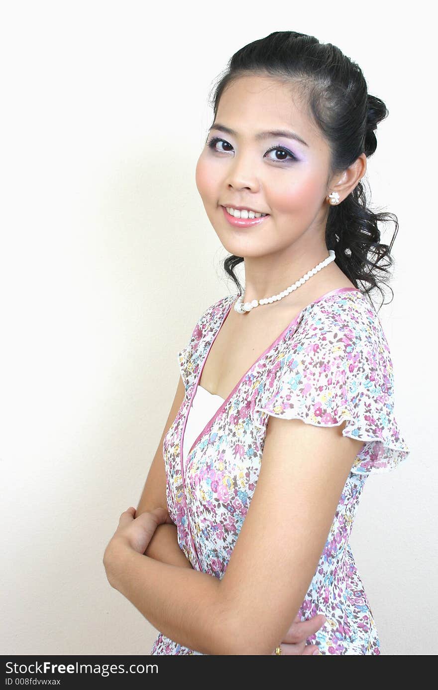 Portrait of young beautiful asian woman. Portrait of young beautiful asian woman