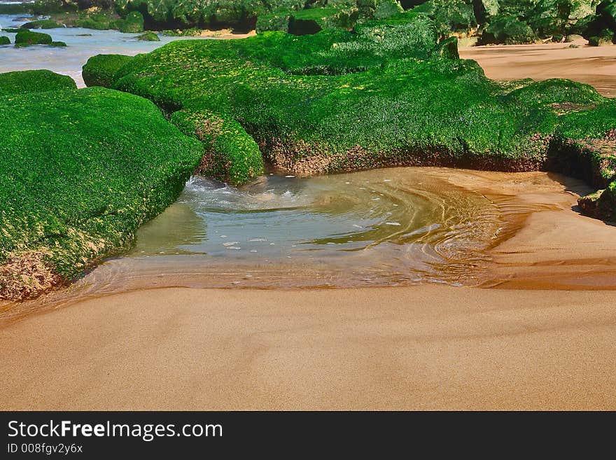 Beach natural curve lines scenics. Beach natural curve lines scenics