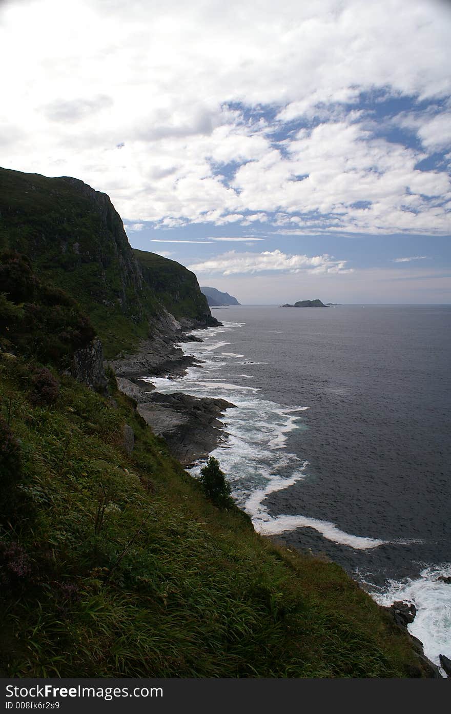 Ocean view from Hendanes lighthouse, Norway