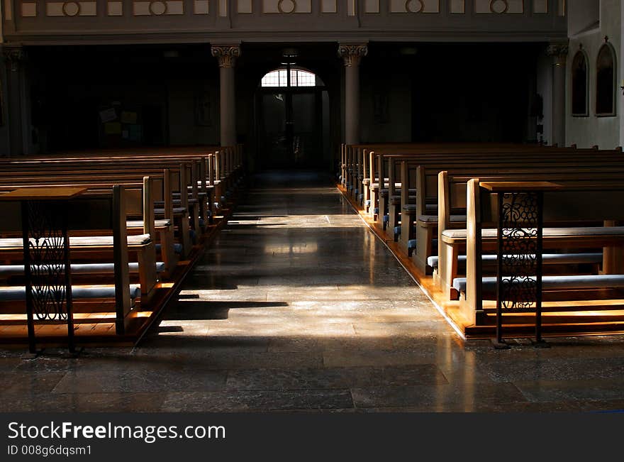 Room and architecture photography, a church in germany. Room and architecture photography, a church in germany.