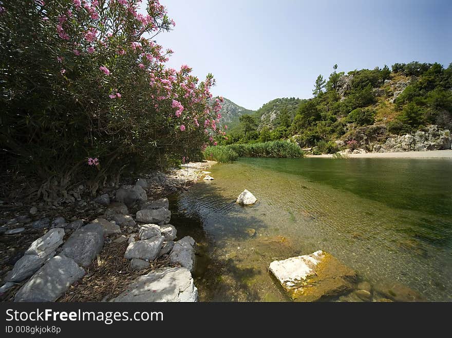 Turkey, asia, europe, water, sand, stone, vulcan