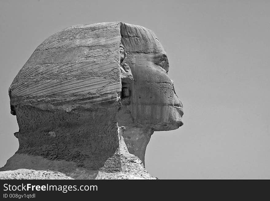 The Sphinx at Giza, Egypt. The Sphinx at Giza, Egypt.