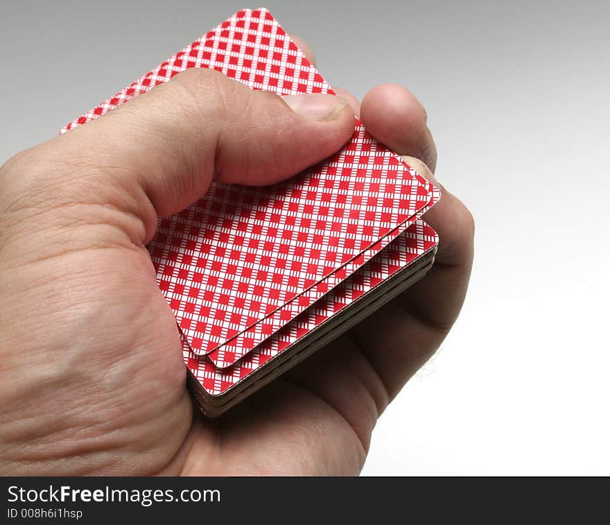 Playing cards tricks focuses