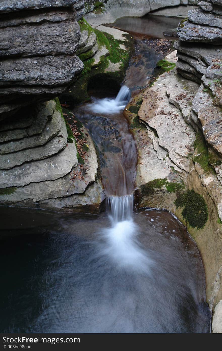 Small waterfalls complex