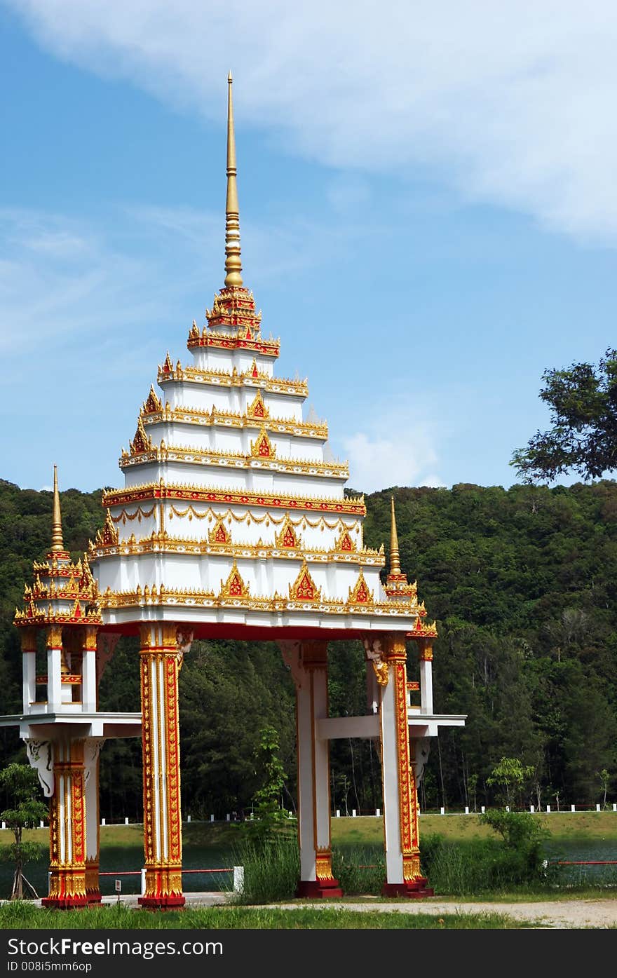 Temple entrance at Phuket, Thailand