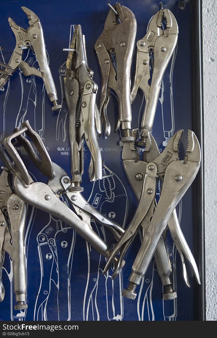 Pliers, scrow and wrenches tools