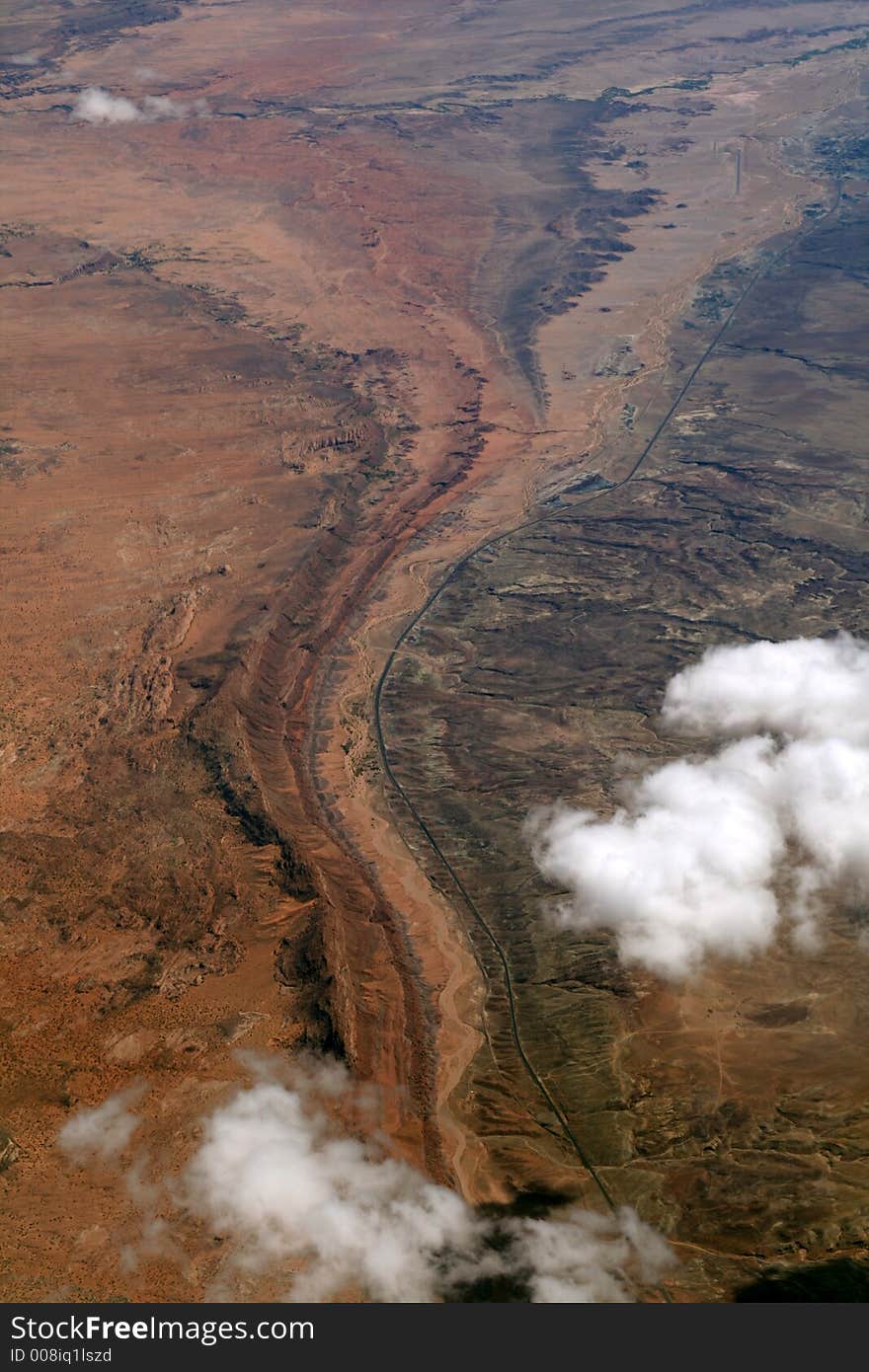 Dried valley