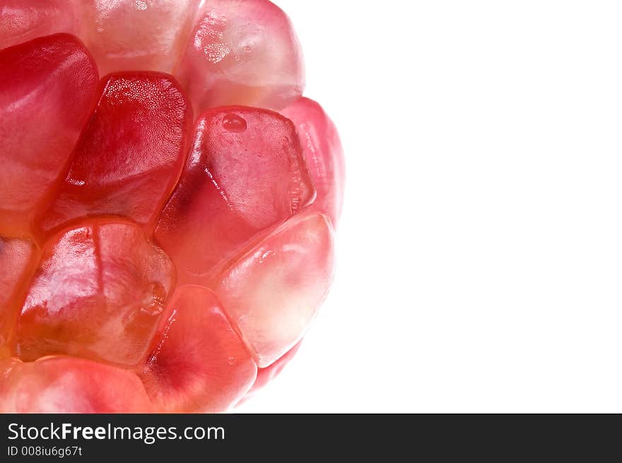 Close up macro shot of pomegranate seeds. One of the superfoods that can lower cholesterol. Close up macro shot of pomegranate seeds. One of the superfoods that can lower cholesterol