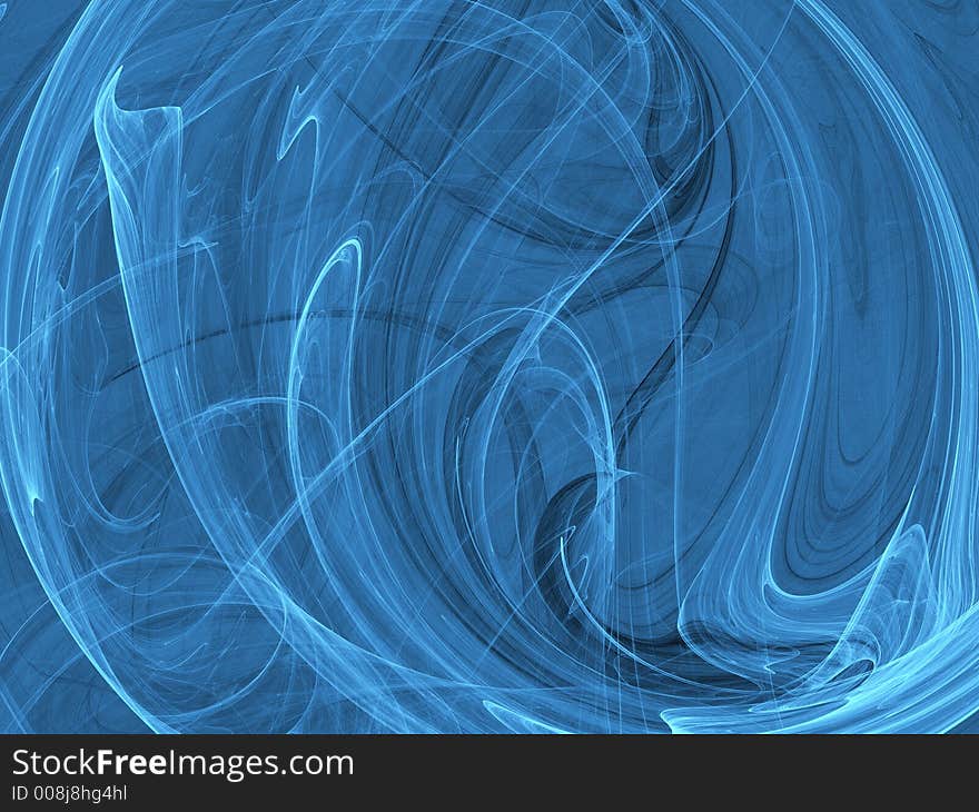 Abstract blue computer generated background. Abstract blue computer generated background