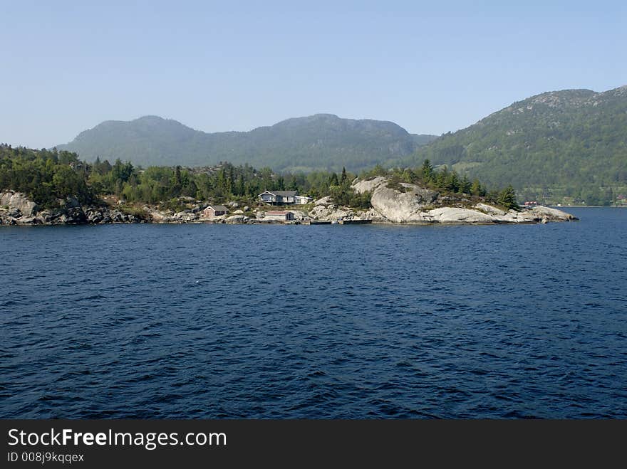 Picture of Lysefjord in Norway.