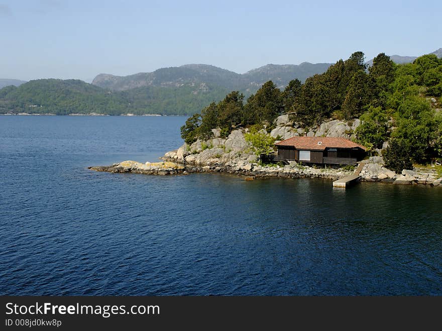 Picture of Lysefjord in Norway. Picture of Lysefjord in Norway.