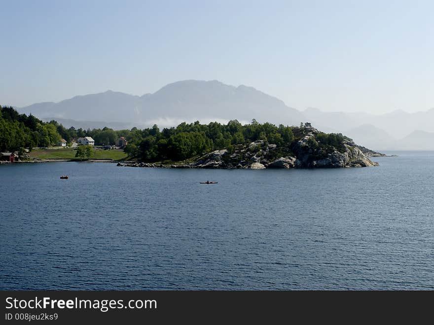 Picture of Lysefjord in Norway.