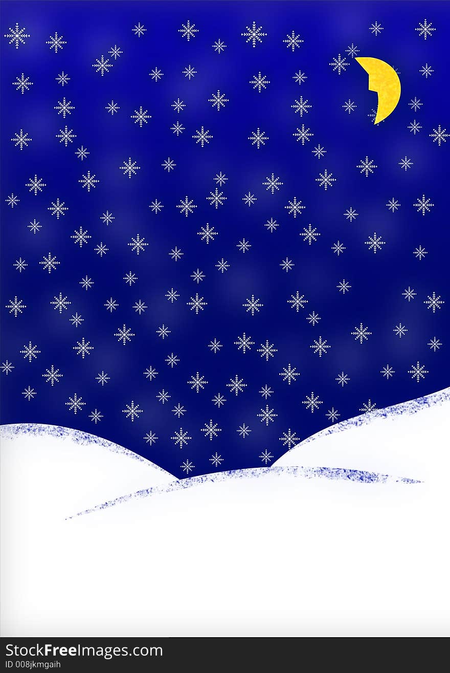 Winter greeting card