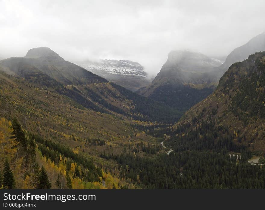 Autumn and Winter Comes to Glacier