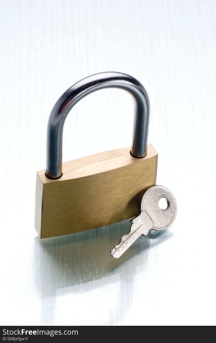 Bronze padlock close up with silver handle 2. Bronze padlock close up with silver handle 2