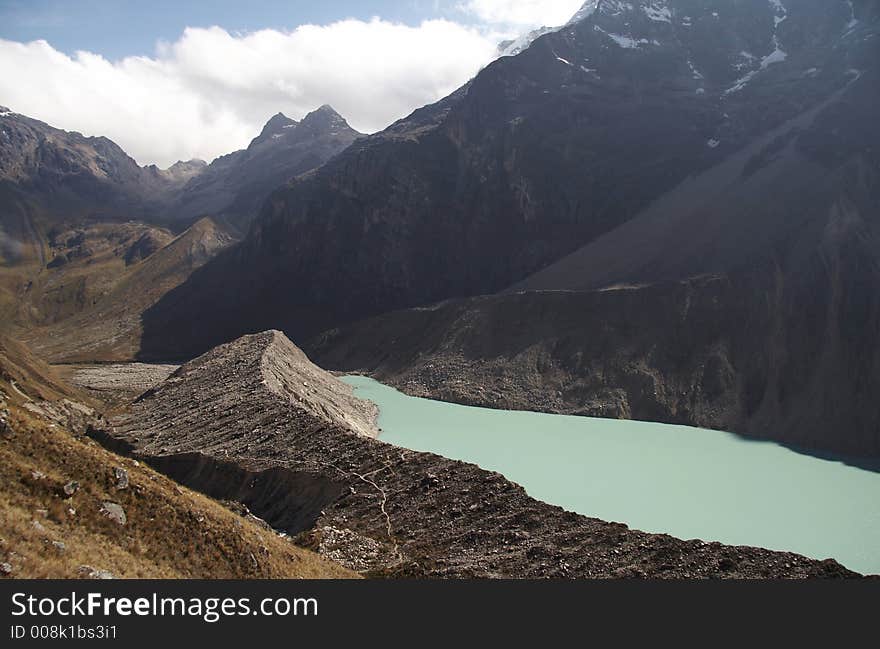 Green Lake Under Alpamayo Peak