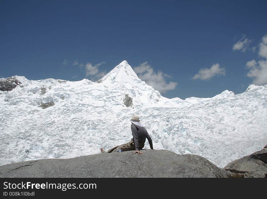 Relaxing guide in the mountain Cordilleras