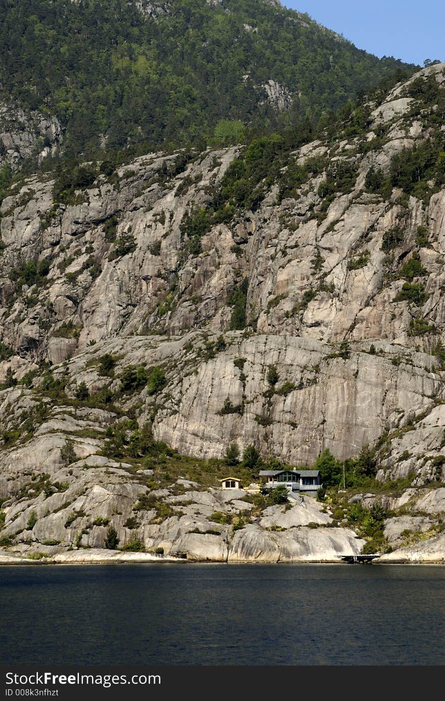 Picture of Lysefjord in Norway.