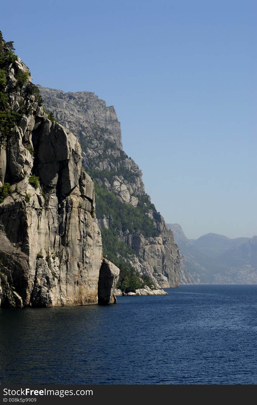 Picture of Lysefjord in Norway.