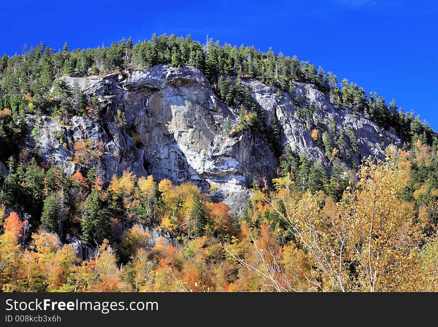 White Mountains of Maine in the fall