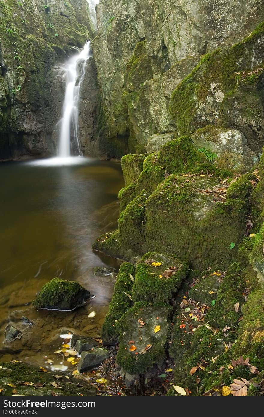 Waterfall in Yorkshire Dales