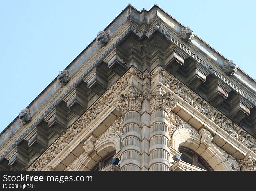 Detail of building in downtown Los Angeles. Detail of building in downtown Los Angeles.