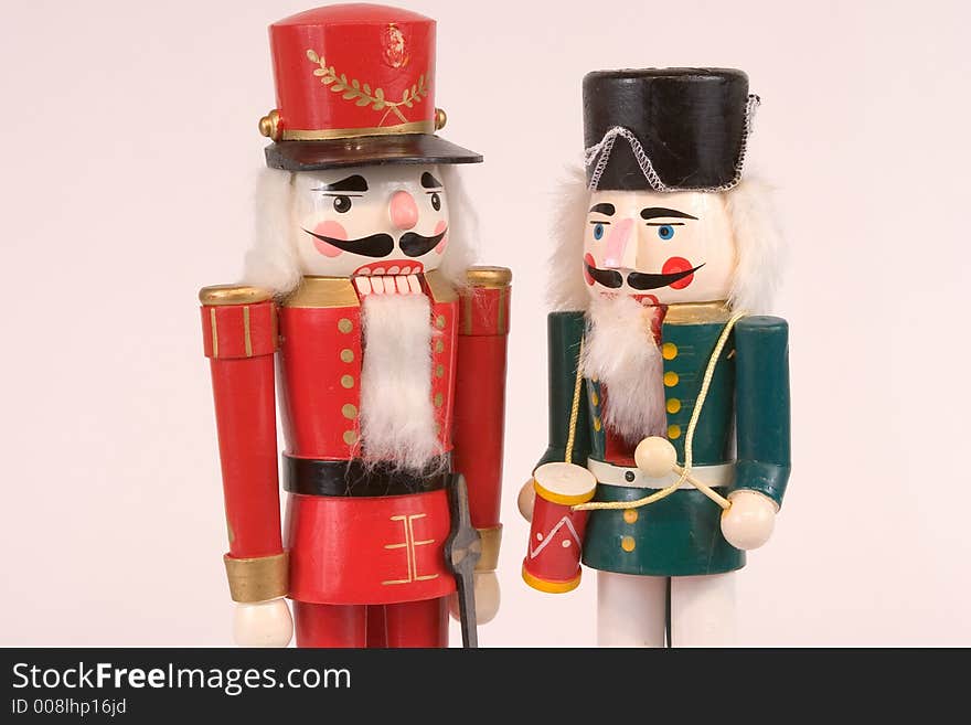 Red and Green Christmas Nutcrackers