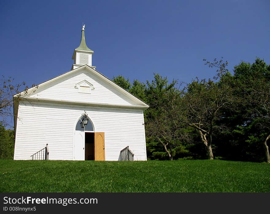 The Freeport Church is a small chapel situated at Doon Heritage Crossroads in Kitchener, Ontario, Canada.