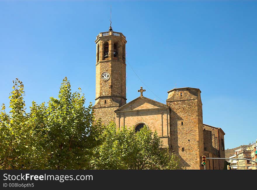 Temple in Barri gothic, Barcelona, Spain