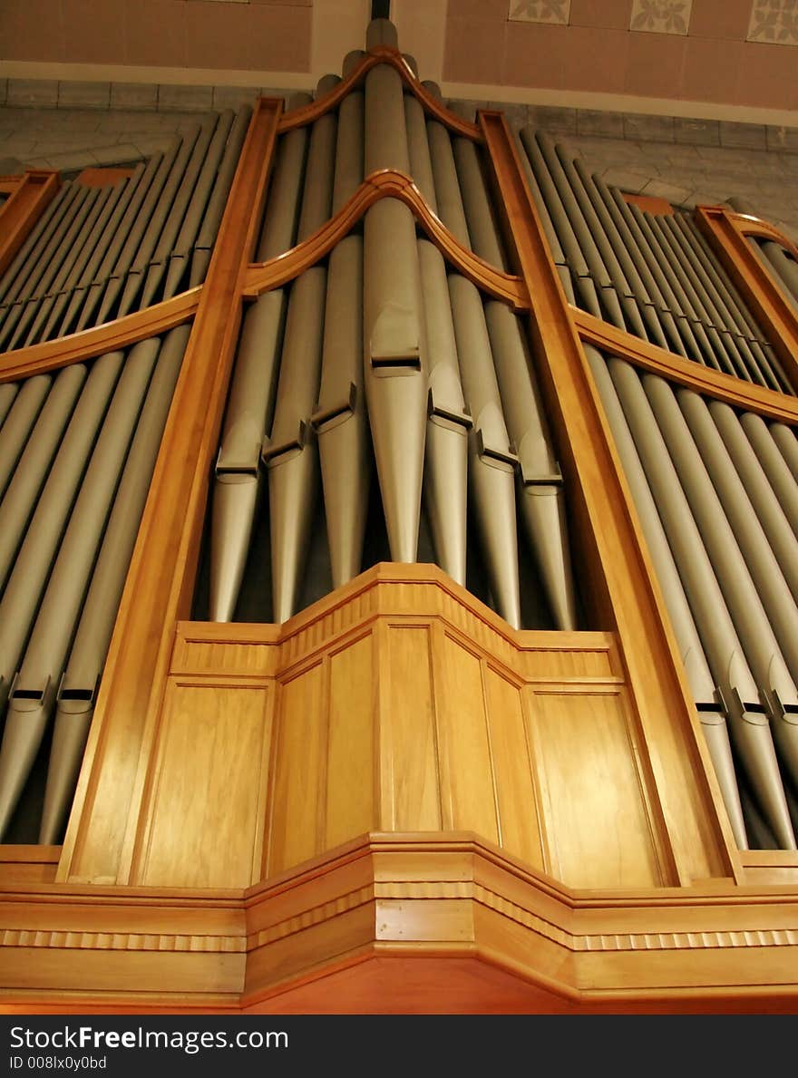 A church organ picture. Picture taken in Australian church.