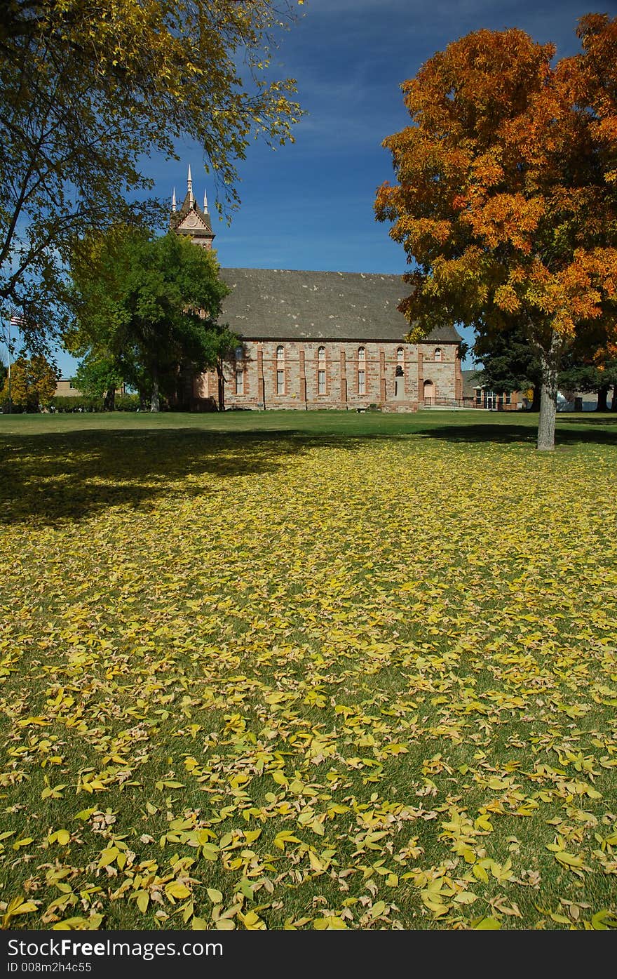 Stake Tabernacle built in 1888 in the Fall. Stake Tabernacle built in 1888 in the Fall