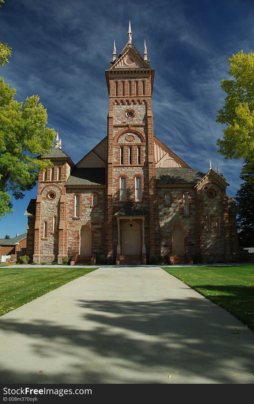 Stake Tabernacle in the fall