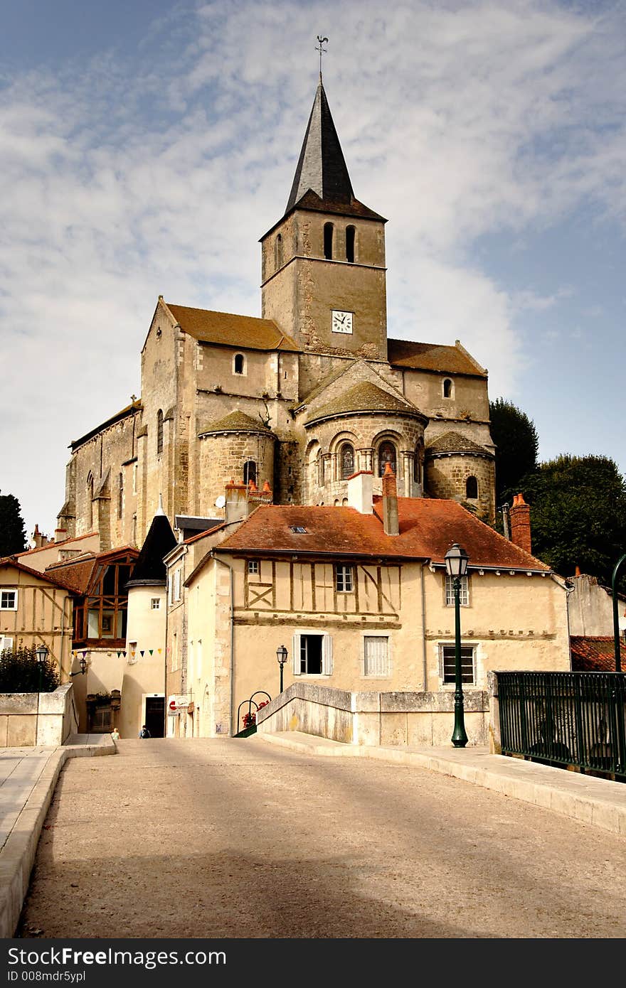 Medieval Church And Buildings