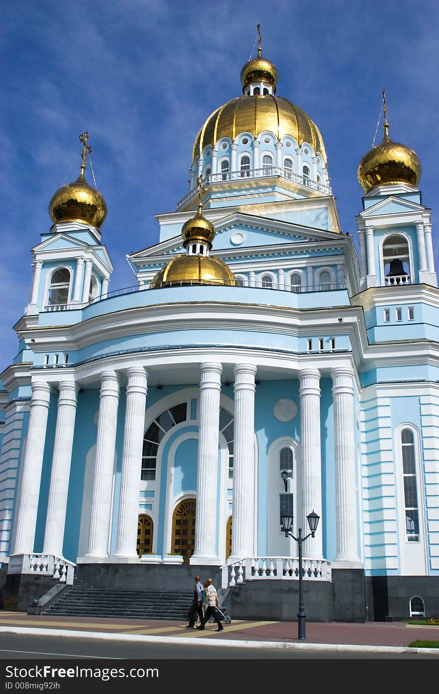 Traditional orthodox temple in Russia