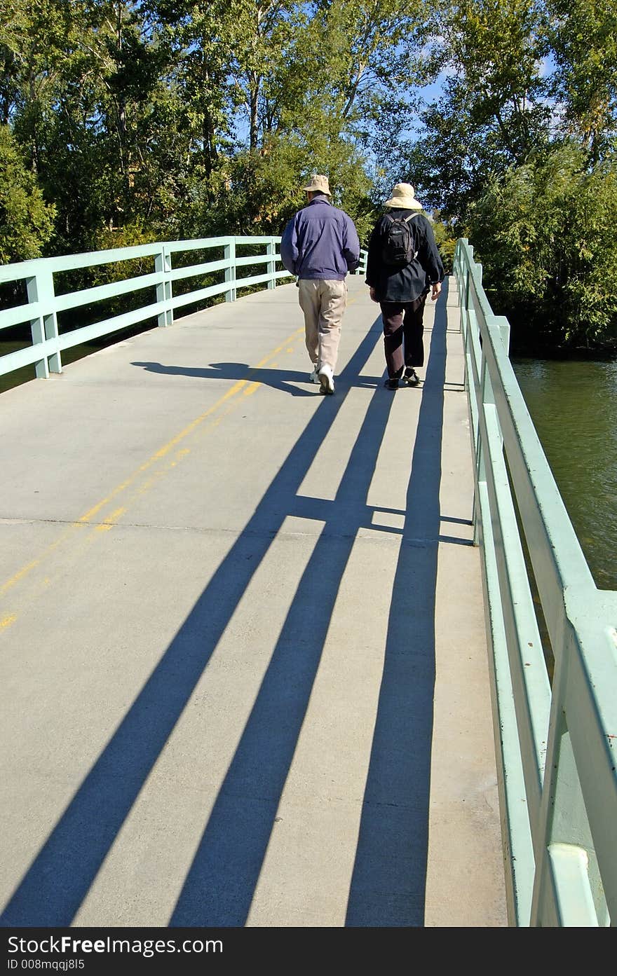 Couple walking