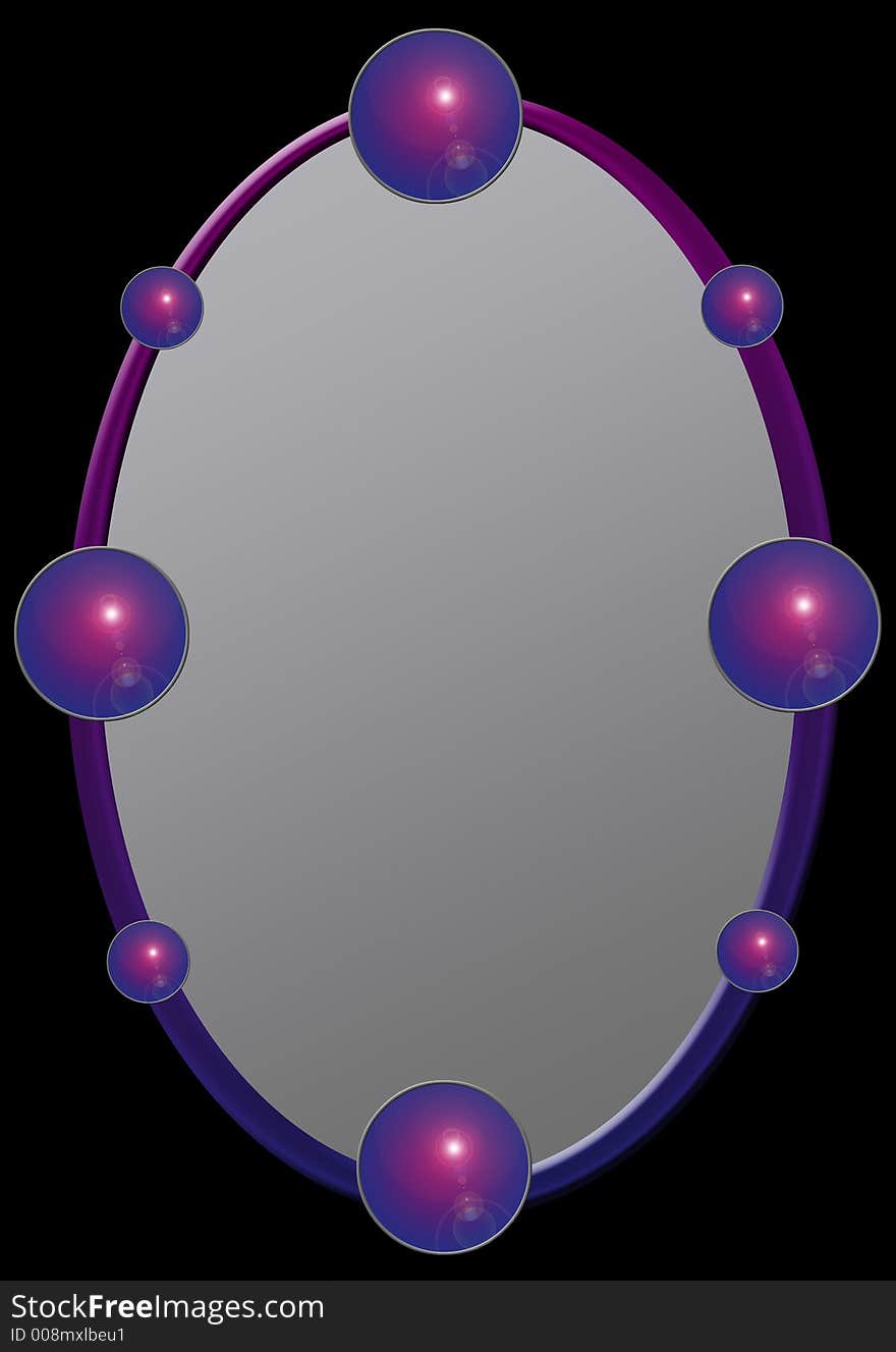 Frame With Shiny Balls