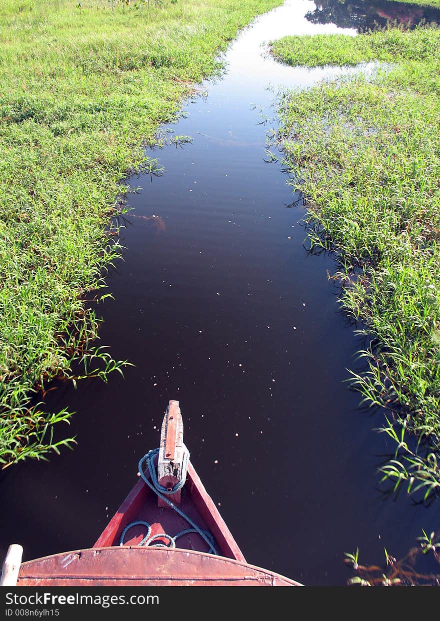 Boat in the lake