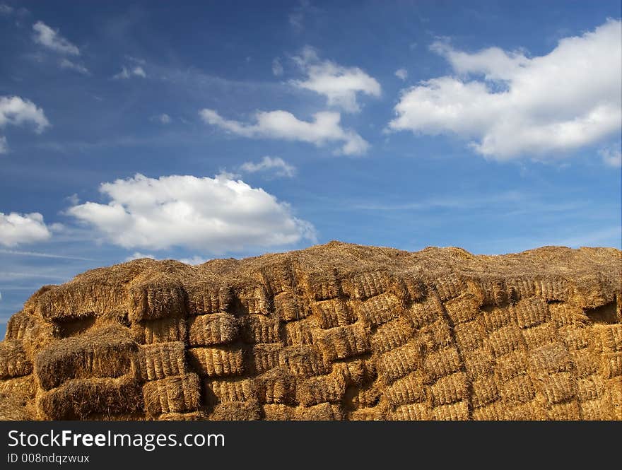 Hay bales