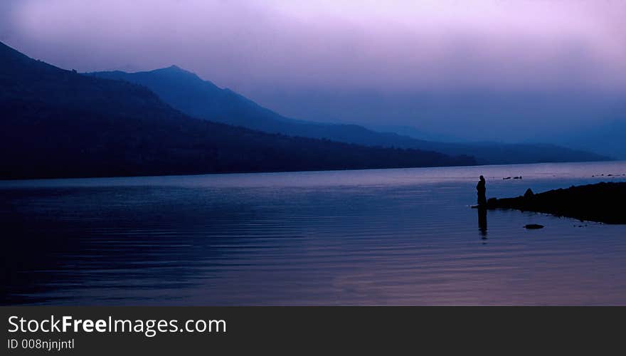 Picture has been taken in an evening of winter. It was quite cold. Picture has been taken in an evening of winter. It was quite cold