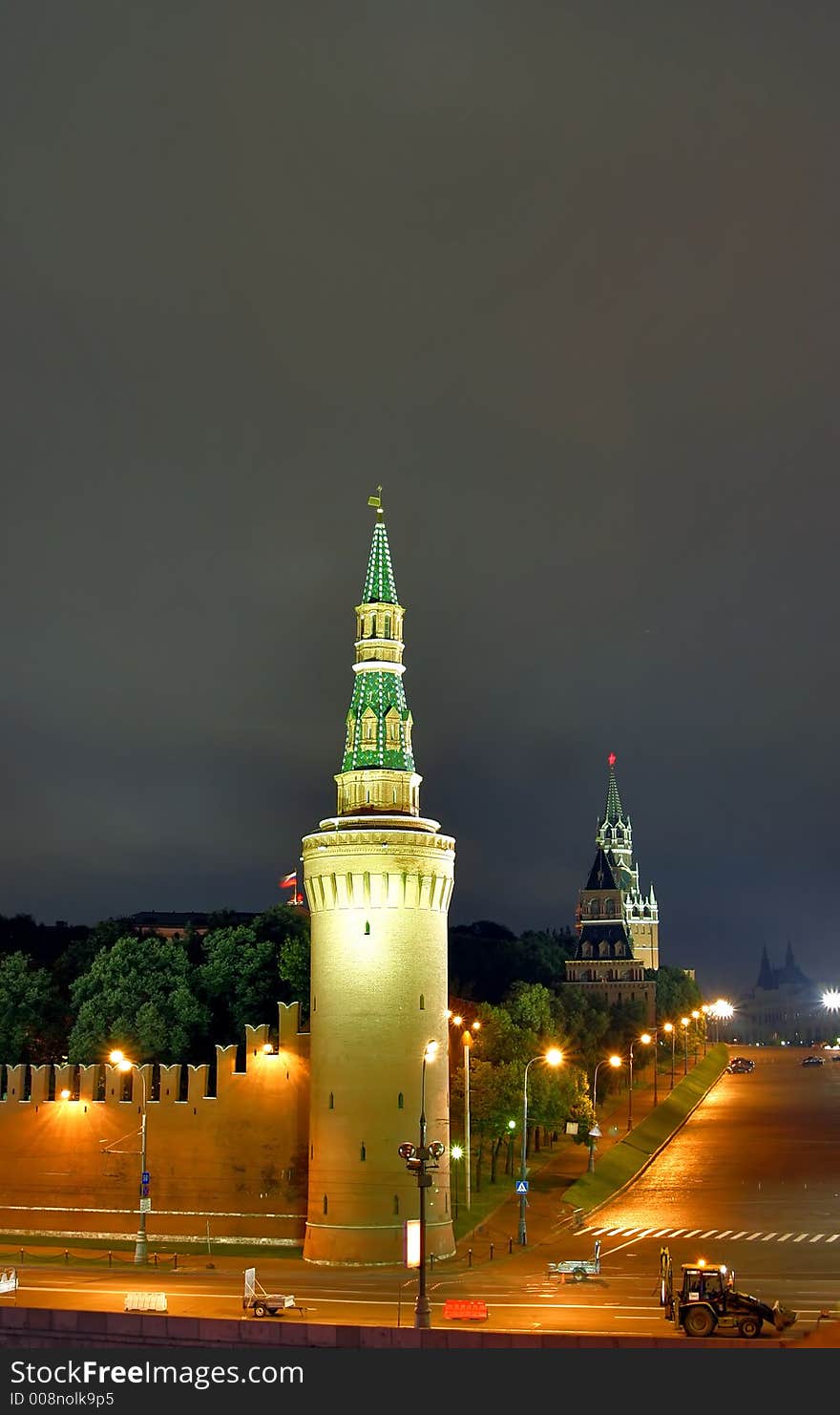 Moscow kremlin, tower, chimes, summer 2005