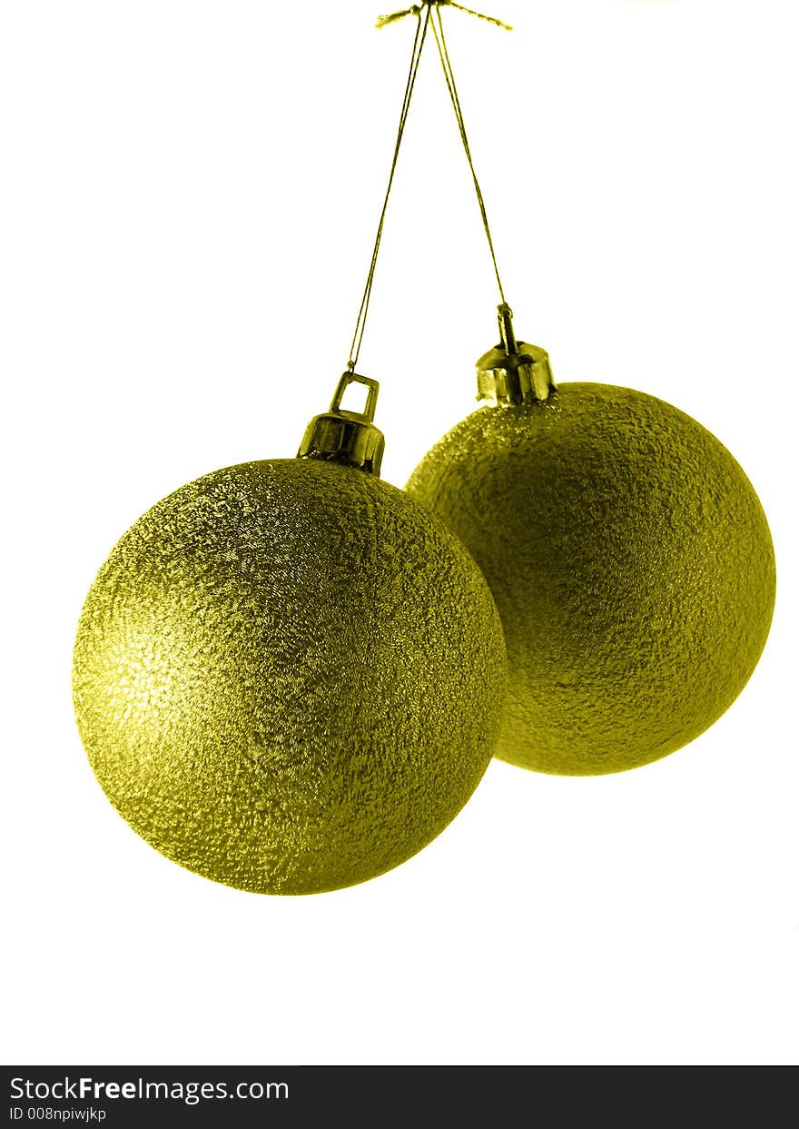 Two Christmas Balls