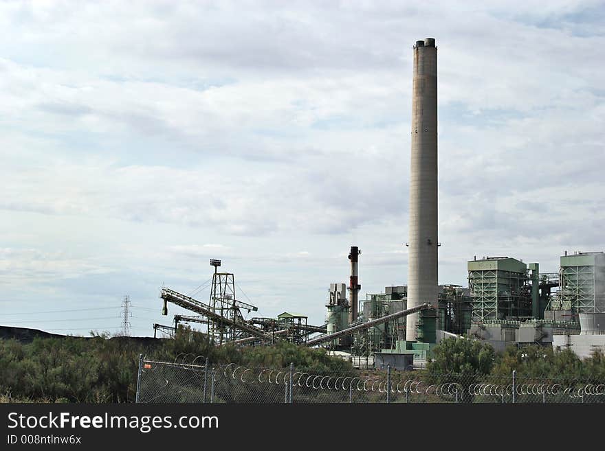 Industrial power plant