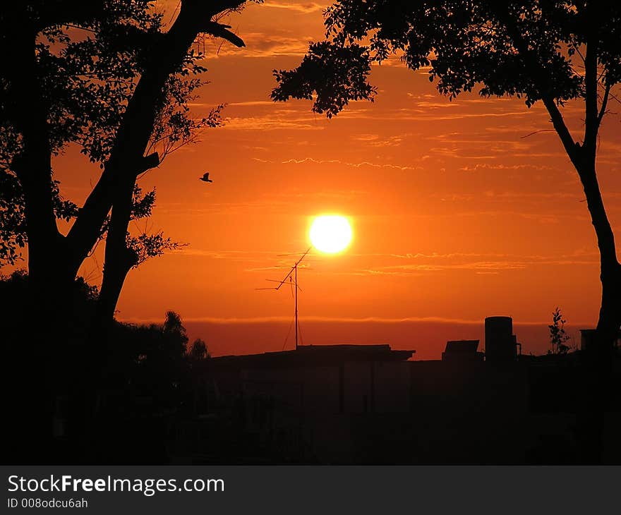 Sunset In Lima