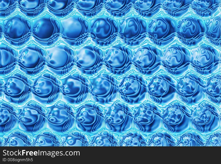 Water texture with the blue balls