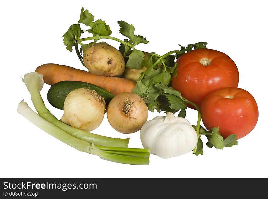 Series: isolated on white: market gardening -Ingredient. Series: isolated on white: market gardening -Ingredient